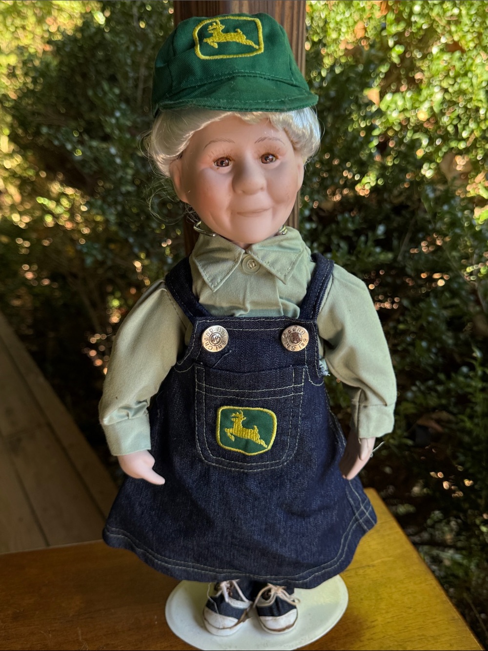John Deere Porcelain Grandma